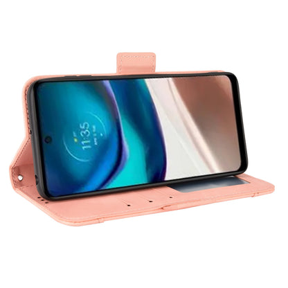 Motorola Moto G42 Skin Feel PU Leather Wallet Phone Case with Card Slots, Cash Pocket, Magnetic Closure, Built-In Stand, Full Protection TPU Cover