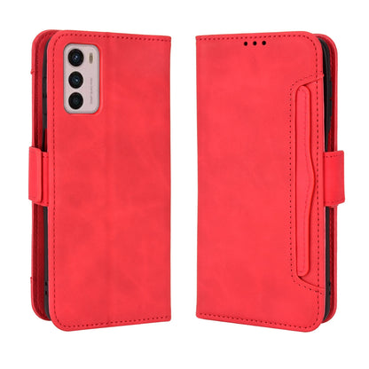 Motorola Moto G42 Skin Feel PU Leather Wallet Phone Case with Card Slots, Cash Pocket, Magnetic Closure, Built-In Stand, Full Protection TPU Cover