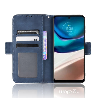 Motorola Moto G42 Skin Feel PU Leather Wallet Phone Case with Card Slots, Cash Pocket, Magnetic Closure, Built-In Stand, Full Protection TPU Cover