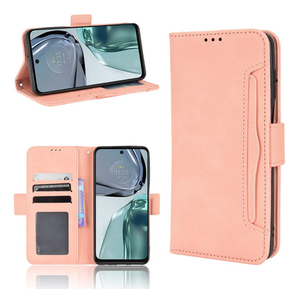 Motorola Moto G62 5G Skin Feel PU Leather Wallet Phone Case with Card Slots, Cash Pocket, Magnetic Closure, Built-In Stand, Full Protection TPU Cover