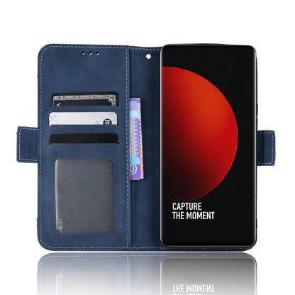 Xiaomi 12S Ultra Skin Feel PU Leather Wallet Phone Case with Card Slots, Cash Pocket, Magnetic Closure, Built-In Stand, Full Protection TPU Cover
