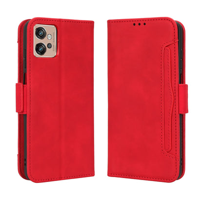 Motorola Moto G32 Skin Feel PU Leather Wallet Phone Case with Card Slots, Cash Pocket, Magnetic Closure, Built-In Stand, Full Protection TPU Cover