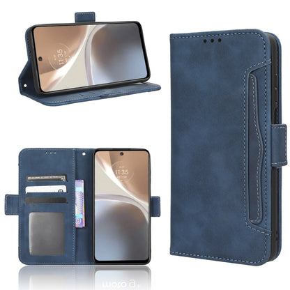 Motorola Moto G32 Skin Feel PU Leather Wallet Phone Case with Card Slots, Cash Pocket, Magnetic Closure, Built-In Stand, Full Protection TPU Cover