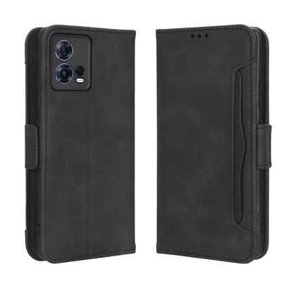 Motorola Moto S30 Pro 5G Skin Feel PU Leather Wallet Phone Case with Card Slots, Cash Pocket, Magnetic Closure, Built-In Stand, Full Protection TPU Cover