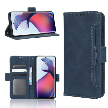 Motorola Moto S30 Pro 5G Skin Feel PU Leather Wallet Phone Case with Card Slots, Cash Pocket, Magnetic Closure, Built-In Stand, Full Protection TPU Cover