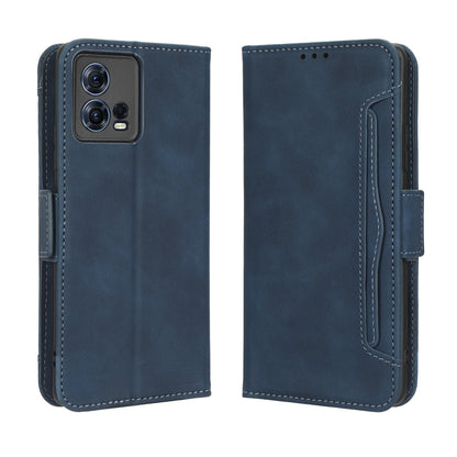 Motorola Moto S30 Pro 5G Skin Feel PU Leather Wallet Phone Case with Card Slots, Cash Pocket, Magnetic Closure, Built-In Stand, Full Protection TPU Cover