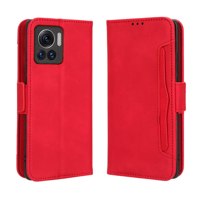 Motorola Moto X30 Pro 5G Skin Feel PU Leather Wallet Phone Case with Card Slots, Cash Pocket, Magnetic Closure, Built-In Stand, Full Protection TPU Cover