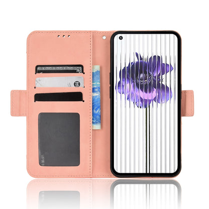 Nothing Phone 1 Skin Feel PU Leather Wallet Phone Case with Card Slots, Cash Pocket, Magnetic Closure, Built-In Stand, Full Protection TPU Cover