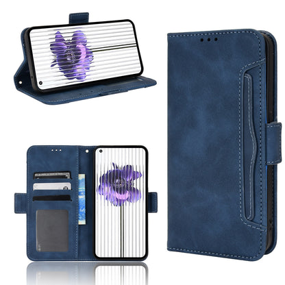 Nothing Phone 1 Skin Feel PU Leather Wallet Phone Case with Card Slots, Cash Pocket, Magnetic Closure, Built-In Stand, Full Protection TPU Cover