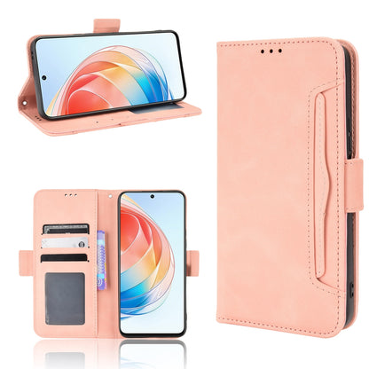 Honor X40i Skin Feel PU Leather Wallet Phone Case with Card Slots, Cash Pocket, Magnetic Closure, Built-In Stand, Full Protection TPU Cover
