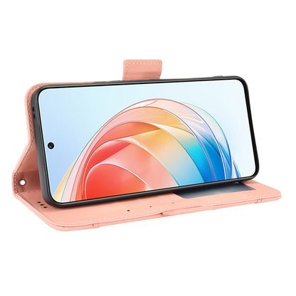 Honor X40i Skin Feel PU Leather Wallet Phone Case with Card Slots, Cash Pocket, Magnetic Closure, Built-In Stand, Full Protection TPU Cover
