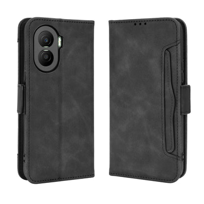 Honor X40i Skin Feel PU Leather Wallet Phone Case with Card Slots, Cash Pocket, Magnetic Closure, Built-In Stand, Full Protection TPU Cover