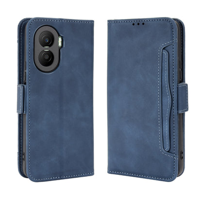 Honor X40i Skin Feel PU Leather Wallet Phone Case with Card Slots, Cash Pocket, Magnetic Closure, Built-In Stand, Full Protection TPU Cover