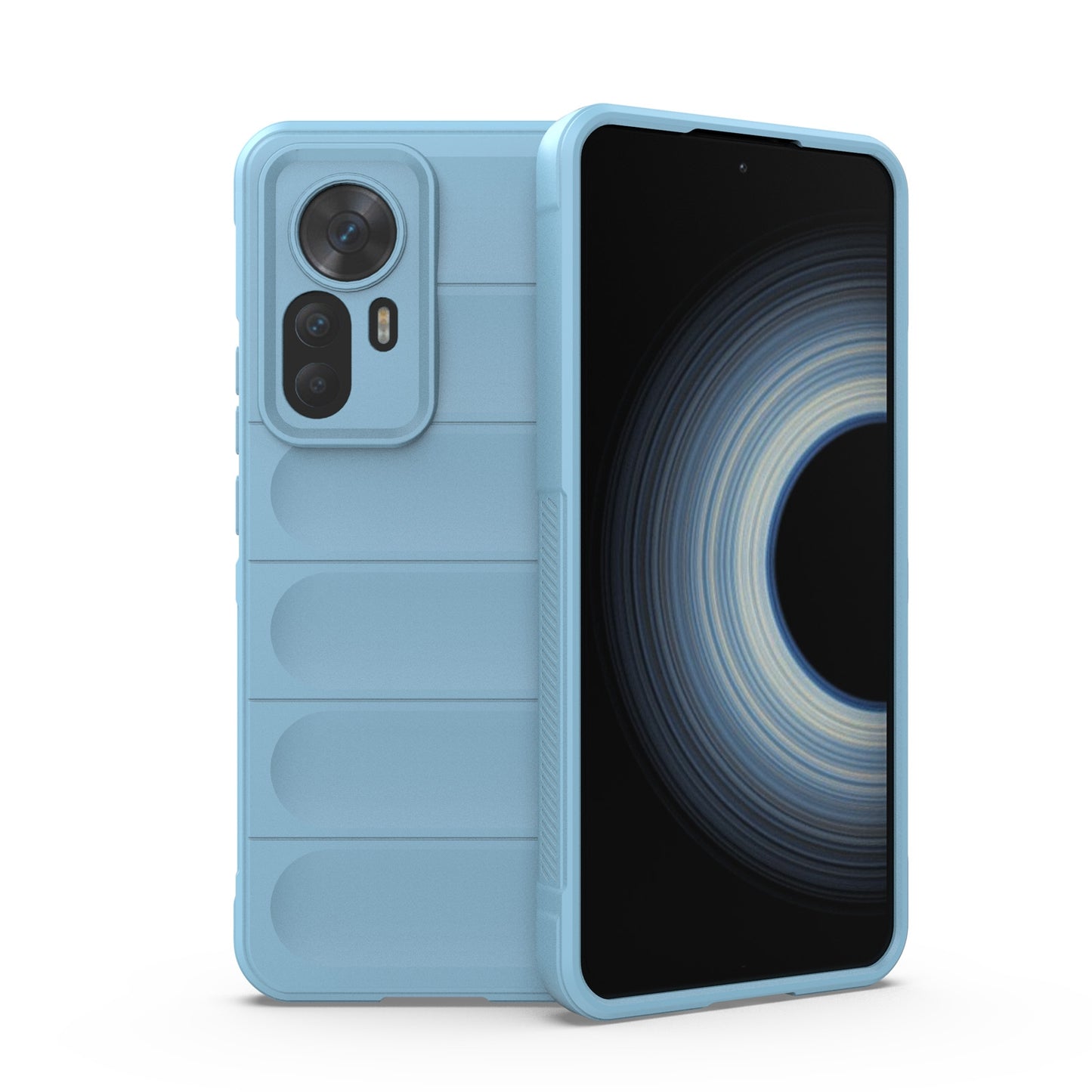 Xiaomi 12T Magic Shield TPU + Flannel Protective Phone Case Cover, Shockproof Scratch Resistant