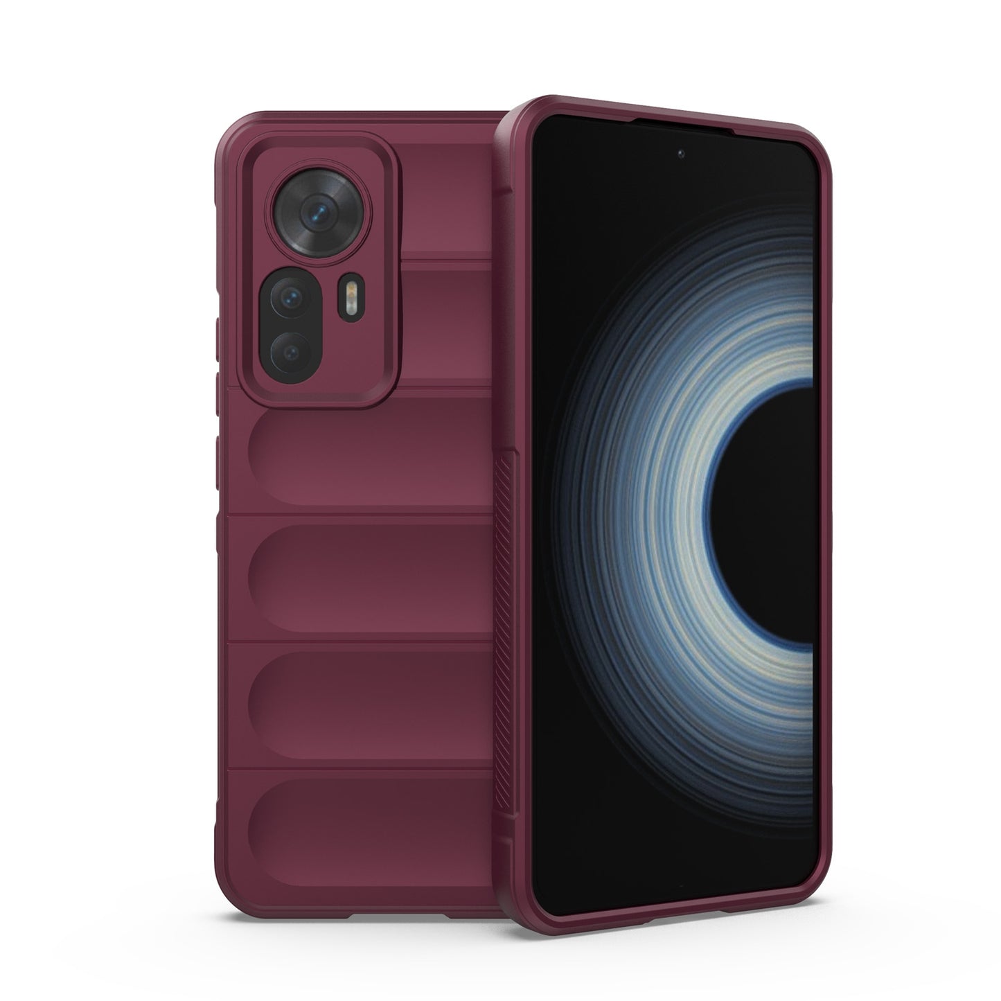 Xiaomi 12T Magic Shield TPU + Flannel Protective Phone Case Cover, Shockproof Scratch Resistant