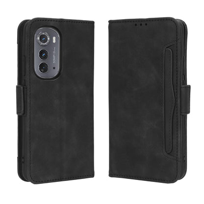 Motorola Edge 2022 Skin Feel PU Leather Wallet Phone Case with Card Slots, Cash Pocket, Magnetic Closure, Built-In Stand, Full Protection TPU Cover