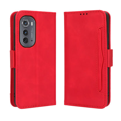 Motorola Edge 2022 Skin Feel PU Leather Wallet Phone Case with Card Slots, Cash Pocket, Magnetic Closure, Built-In Stand, Full Protection TPU Cover
