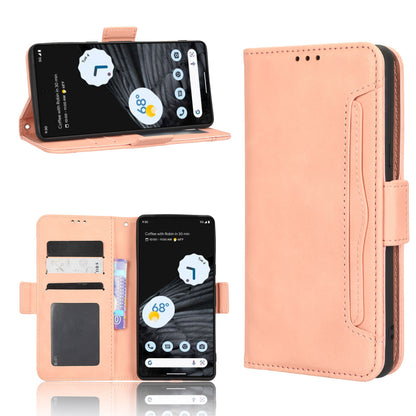 Google Pixel 7 Pro 5G Skin Feel PU Leather Wallet Phone Case with Card Slots, Cash Pocket, Magnetic Closure, Built-In Stand, Full Protection TPU Cover