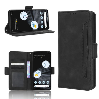 Google Pixel 7 Pro 5G Skin Feel PU Leather Wallet Phone Case with Card Slots, Cash Pocket, Magnetic Closure, Built-In Stand, Full Protection TPU Cover