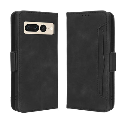 Google Pixel 7 Pro 5G Skin Feel PU Leather Wallet Phone Case with Card Slots, Cash Pocket, Magnetic Closure, Built-In Stand, Full Protection TPU Cover