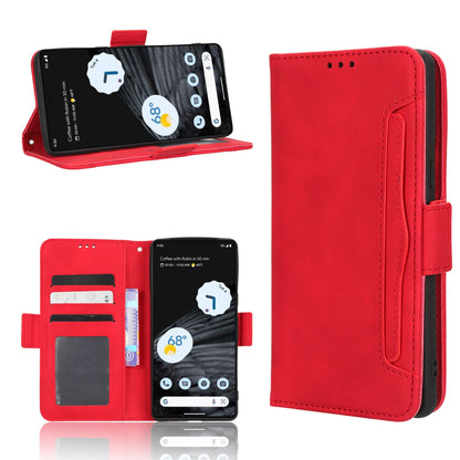 Google Pixel 7 Pro 5G Skin Feel PU Leather Wallet Phone Case with Card Slots, Cash Pocket, Magnetic Closure, Built-In Stand, Full Protection TPU Cover