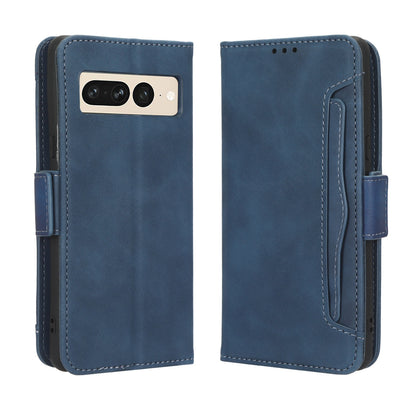 Google Pixel 7 Pro 5G Skin Feel PU Leather Wallet Phone Case with Card Slots, Cash Pocket, Magnetic Closure, Built-In Stand, Full Protection TPU Cover