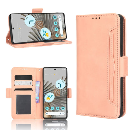 Google Pixel 7 5G Skin Feel PU Leather Wallet Phone Case with Card Slots, Cash Pocket, Magnetic Closure, Built-In Stand, Full Protection TPU Cover