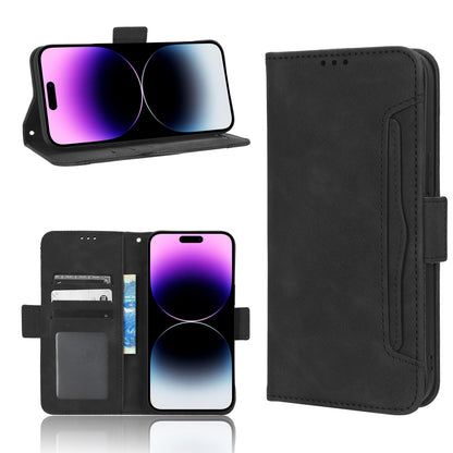 Apple iPhone 14 Pro Max Skin Feel PU Leather Wallet Phone Case with Card Slots, Cash Pocket, Magnetic Closure, Built-In Stand, Full Protection TPU Cover
