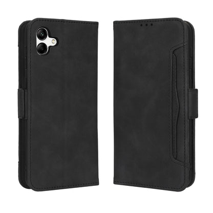 Samsung Galaxy A04 Skin Feel PU Leather Wallet Phone Case with Card Slots, Cash Pocket, Magnetic Closure, Built-In Stand, Full Protection TPU Cover