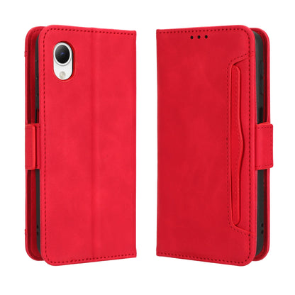 Samsung Galaxy A23s Skin Feel PU Leather Wallet Phone Case with Card Slots, Cash Pocket, Magnetic Closure, Built-In Stand, Full Protection TPU Cover