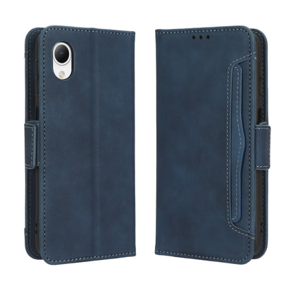 Samsung Galaxy A23e Skin Feel PU Leather Wallet Phone Case with Card Slots, Cash Pocket, Magnetic Closure, Built-In Stand, Full Protection TPU Cover