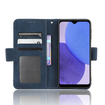 Samsung Galaxy A23 5G JP Skin Feel PU Leather Wallet Phone Case with Card Slots, Cash Pocket, Magnetic Closure, Built-In Stand, Full Protection TPU Cover