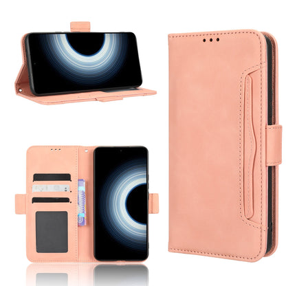 Xiaomi Redmi K50 Ultra Skin Feel PU Leather Wallet Phone Case with Card Slots, Cash Pocket, Magnetic Closure, Built-In Stand, Full Protection TPU Cover