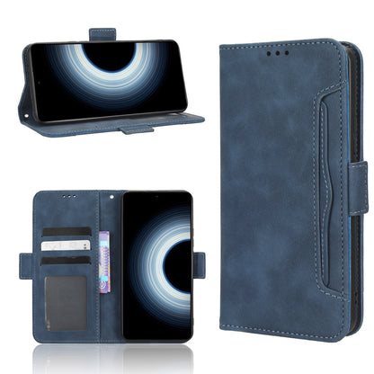 Xiaomi 12T Skin Feel PU Leather Wallet Phone Case with Card Slots, Cash Pocket, Magnetic Closure, Built-In Stand, Full Protection TPU Cover
