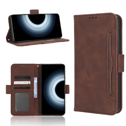 Xiaomi Redmi K50 Ultra Skin Feel PU Leather Wallet Phone Case with Card Slots, Cash Pocket, Magnetic Closure, Built-In Stand, Full Protection TPU Cover