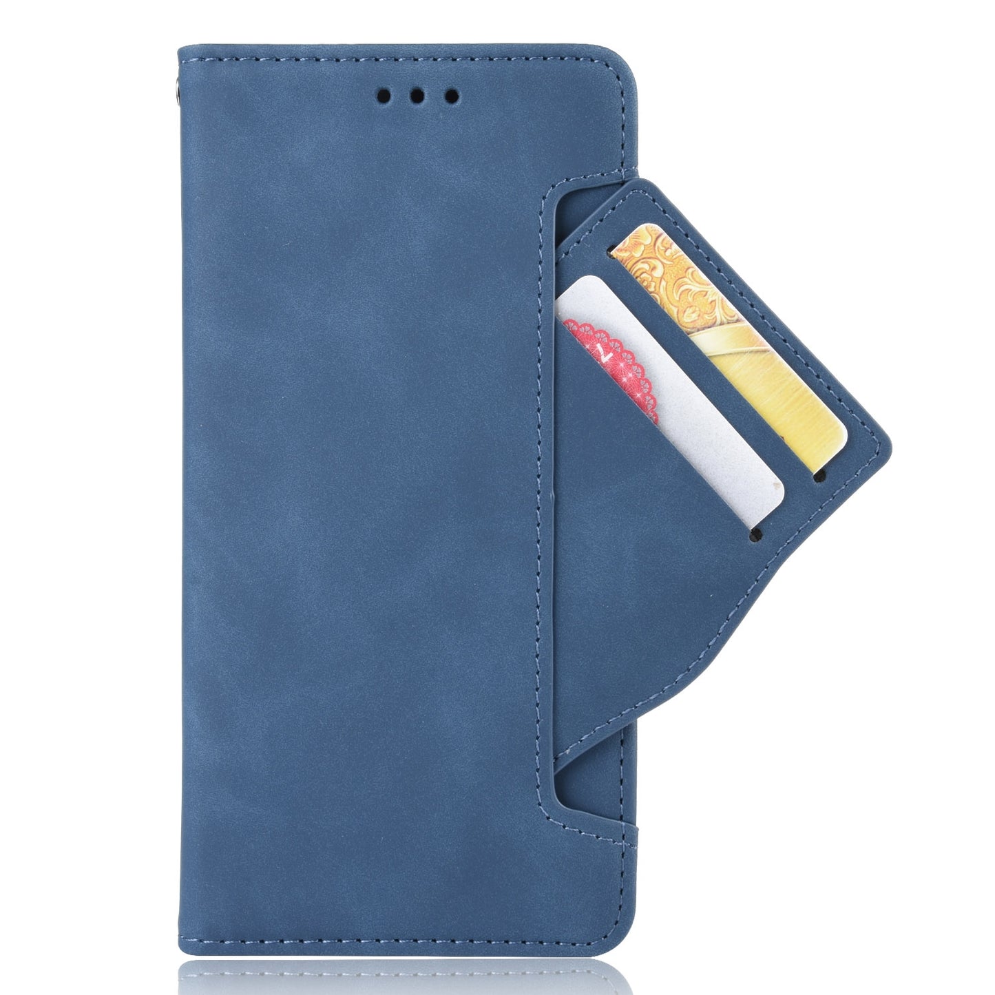 Xiaomi Poco M5S Skin Feel PU Leather Wallet Phone Case with Card Slots, Cash Pocket, Magnetic Closure, Built-In Stand, Full Protection TPU Cover