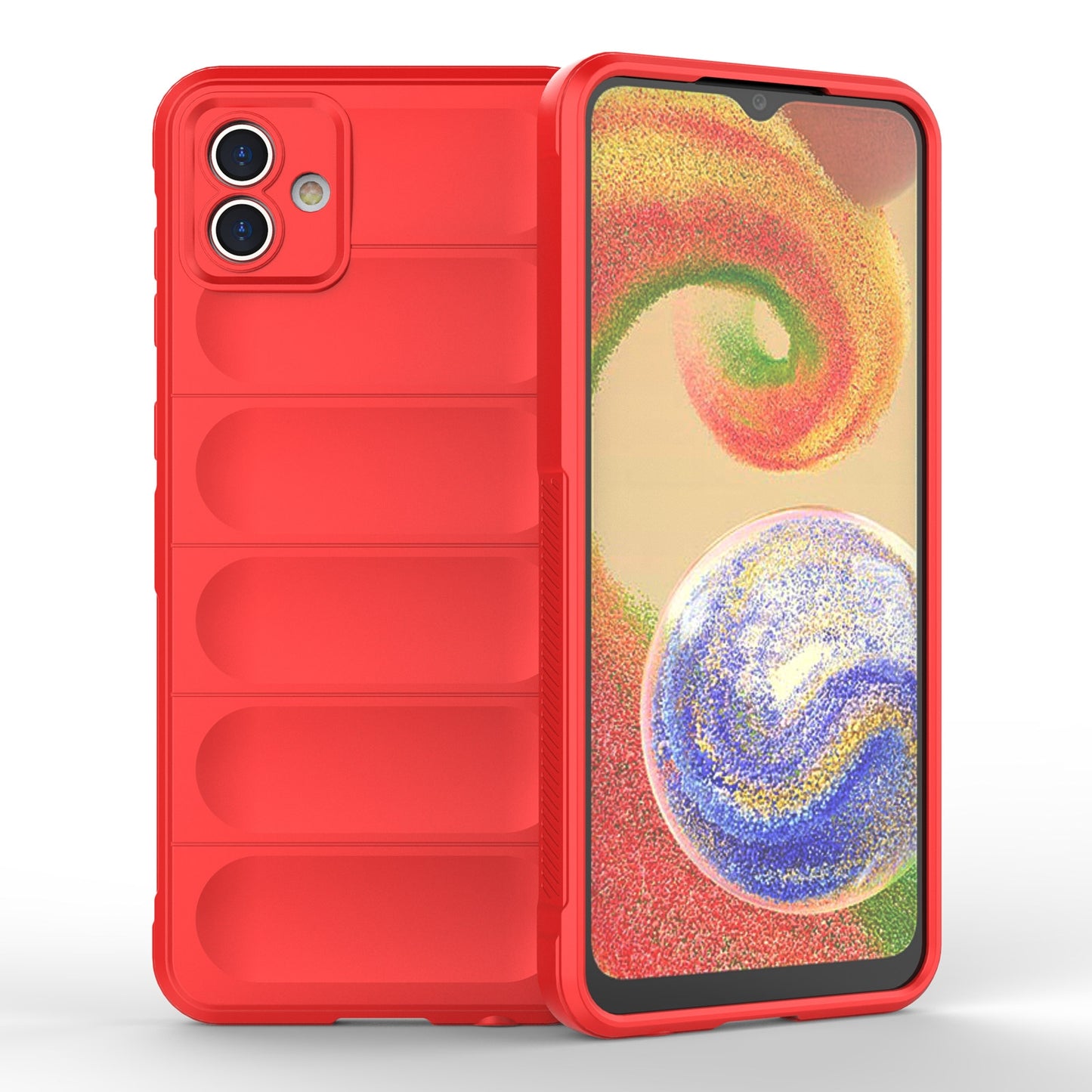 Samsung Galaxy A04 4G Magic Shield TPU + Flannel Protective Phone Case Cover, Shockproof Scratch Resistant