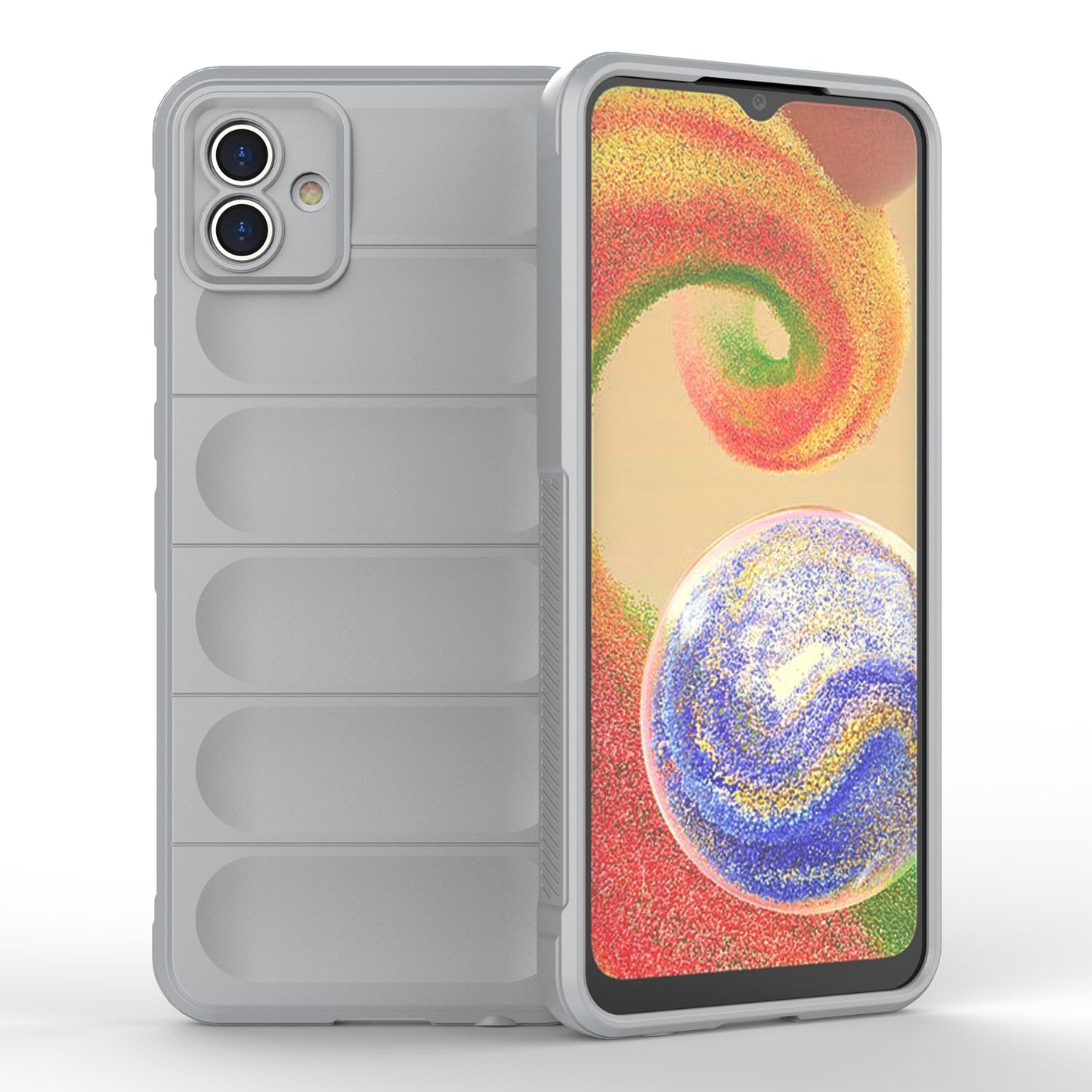 Samsung Galaxy A04 4G Magic Shield TPU + Flannel Protective Phone Case Cover, Shockproof Scratch Resistant