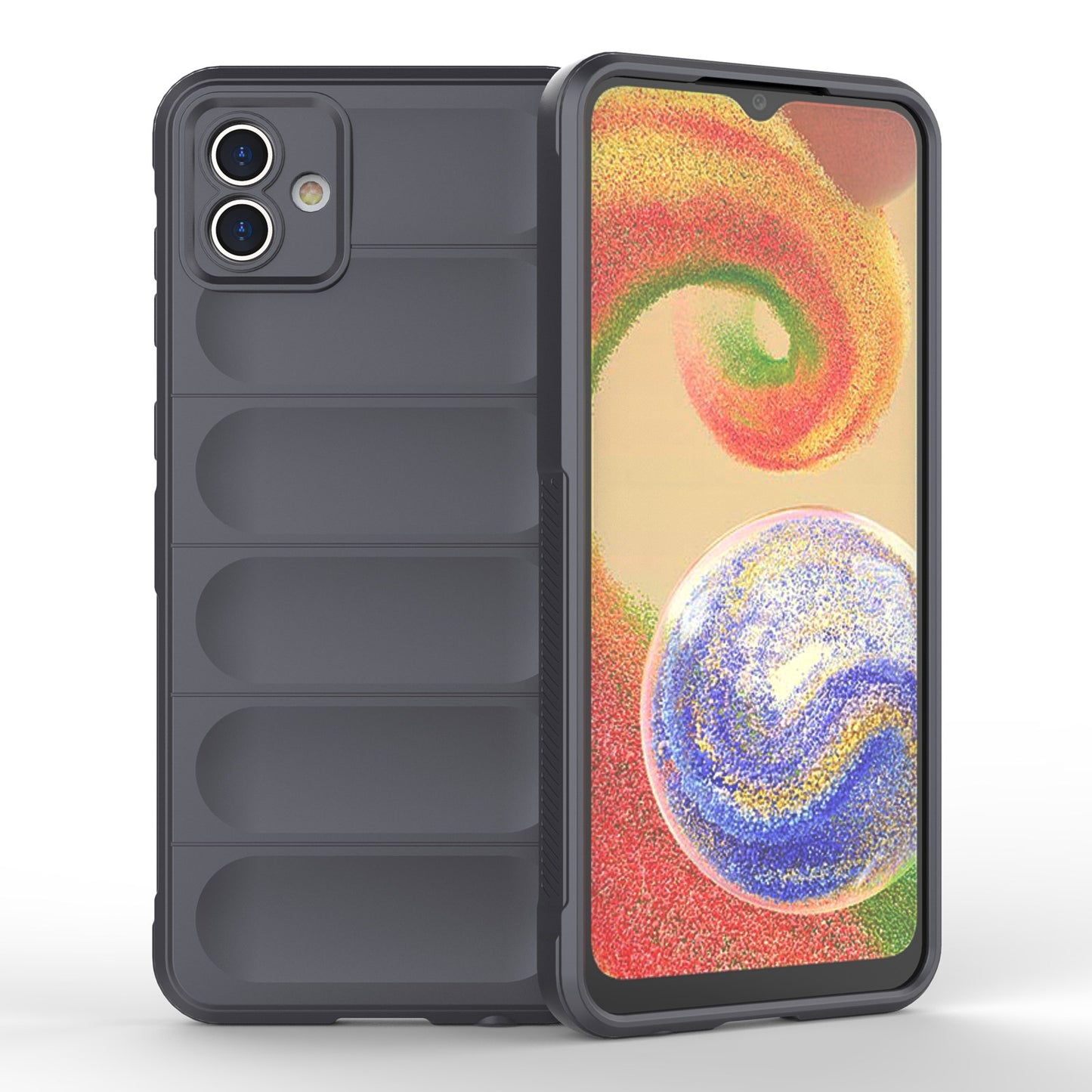 Samsung Galaxy A04 4G Magic Shield TPU + Flannel Protective Phone Case Cover, Shockproof Scratch Resistant