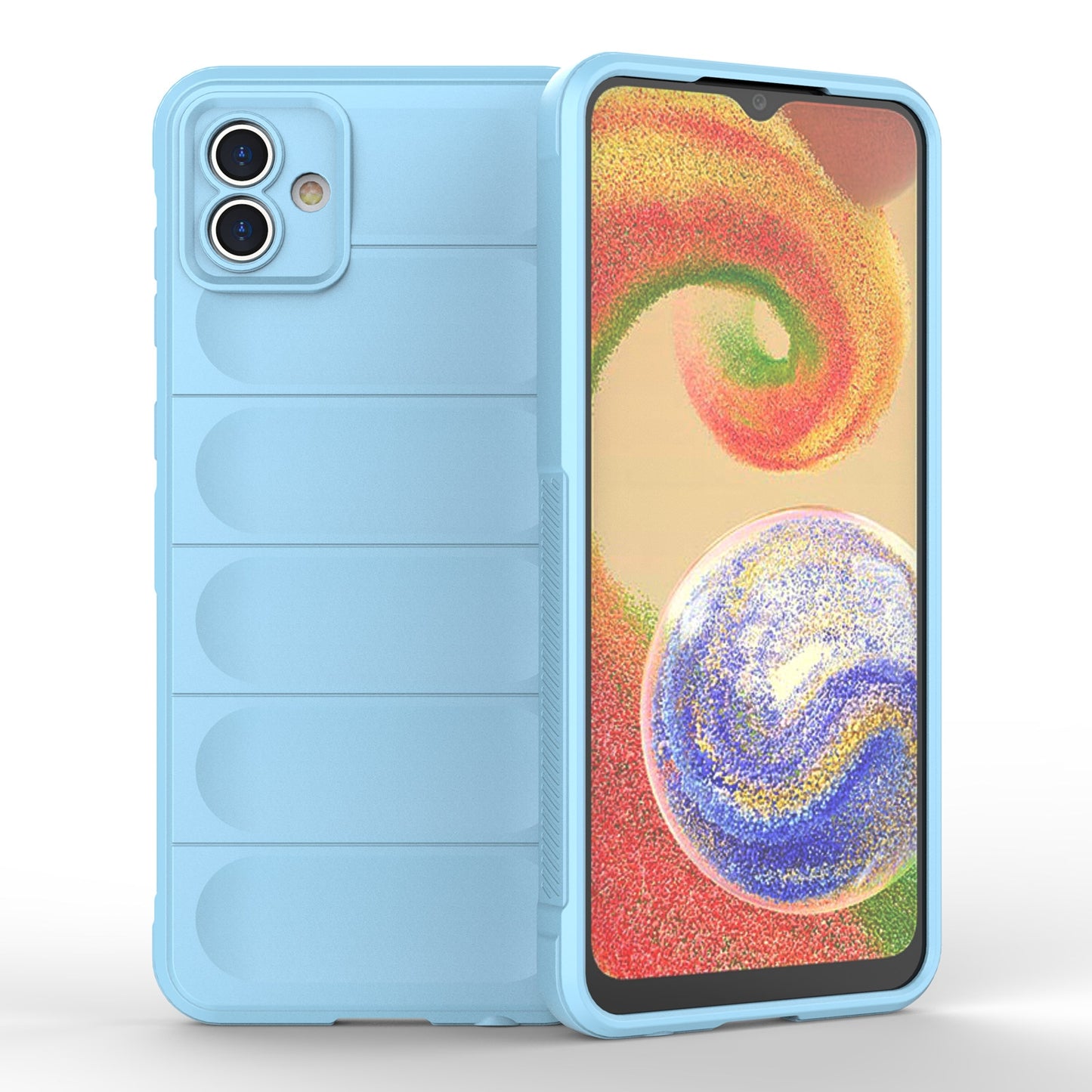 Samsung Galaxy A04 4G Magic Shield TPU + Flannel Protective Phone Case Cover, Shockproof Scratch Resistant