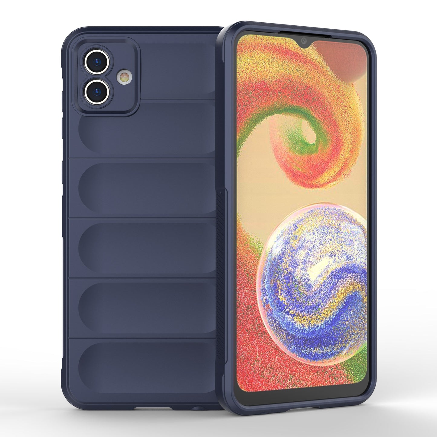 Samsung Galaxy A04 4G Magic Shield TPU + Flannel Protective Phone Case Cover, Shockproof Scratch Resistant