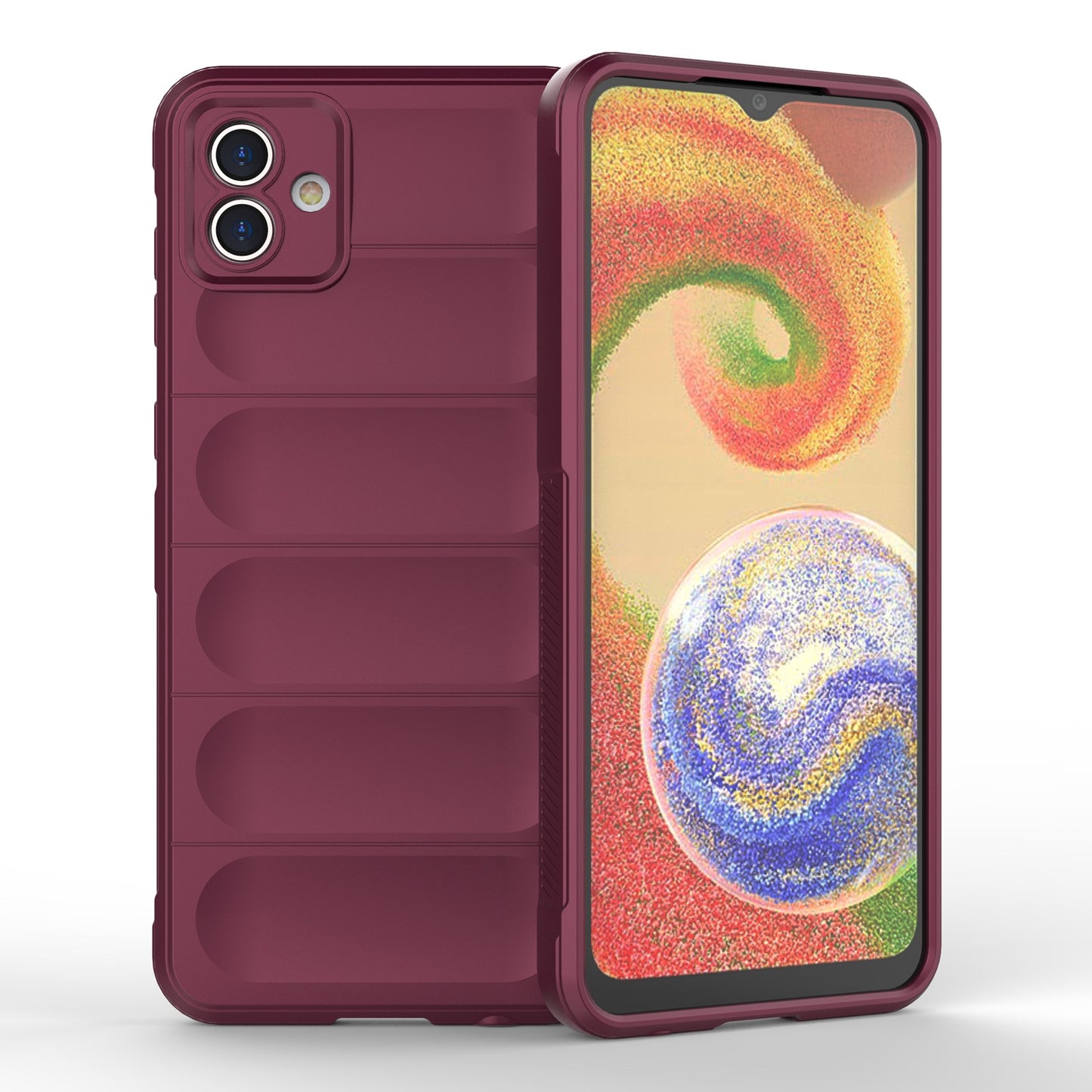 Samsung Galaxy A04 4G Magic Shield TPU + Flannel Protective Phone Case Cover, Shockproof Scratch Resistant