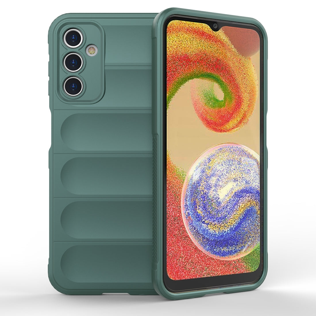 Samsung Galaxy A14 5G Magic Shield TPU + Flannel Protective Phone Case Cover, Shockproof Scratch Resistant