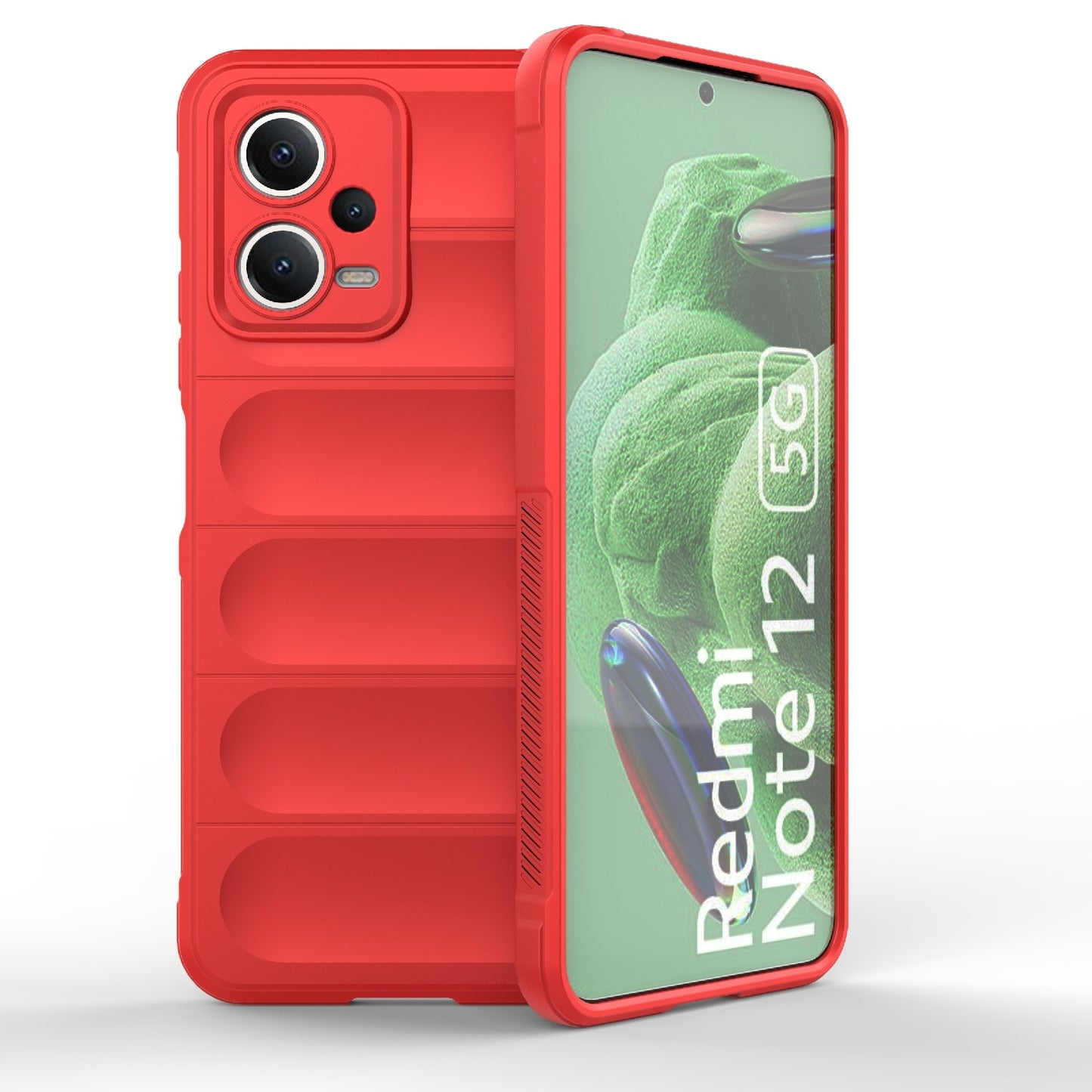 Xiaomi Redmi Note 12 5G Magic Shield TPU + Flannel Protective Phone Case Cover, Shockproof Scratch Resistant