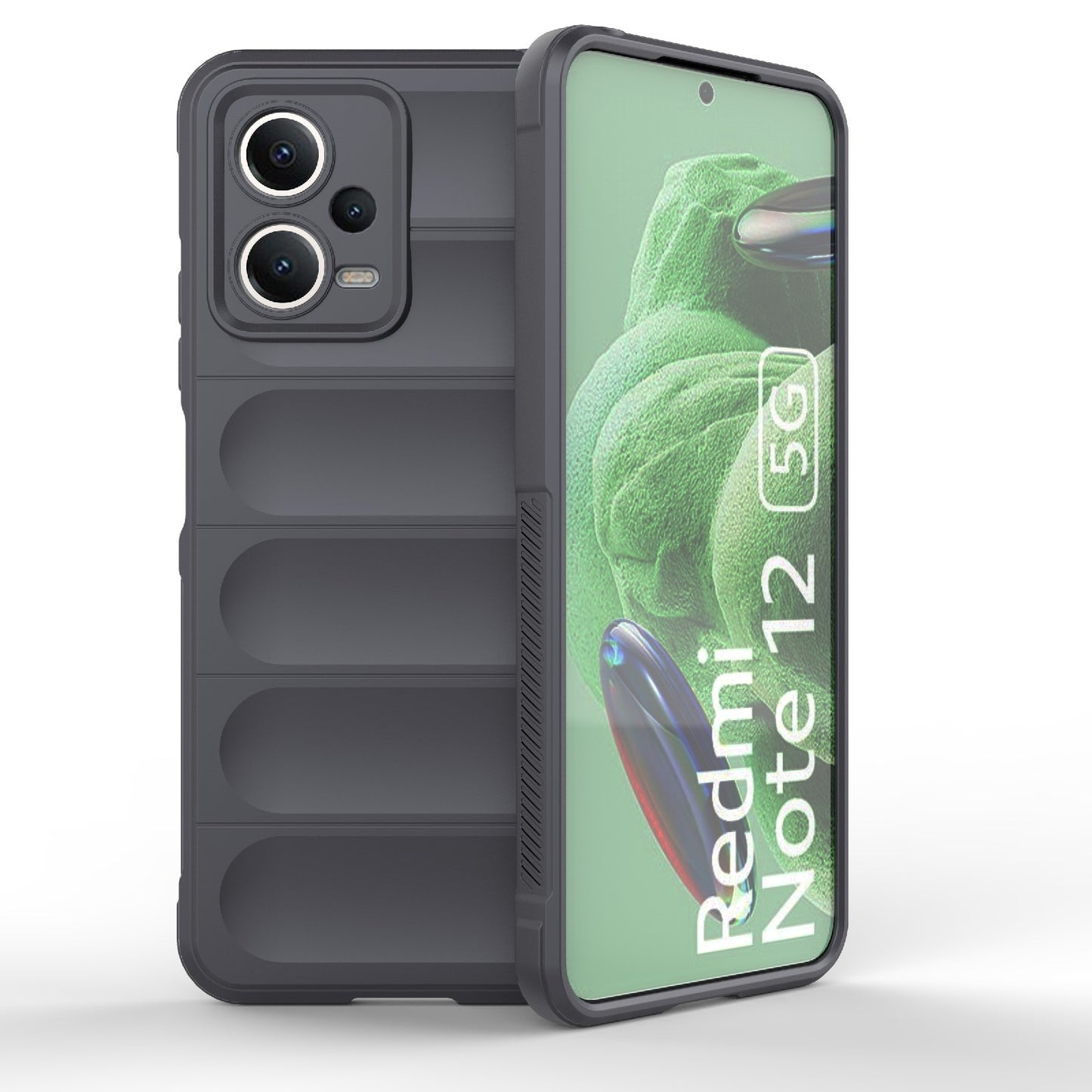 Xiaomi Note 12 5G Magic Shield TPU + Flannel Protective Phone Case Cover, Shockproof Scratch Resistant