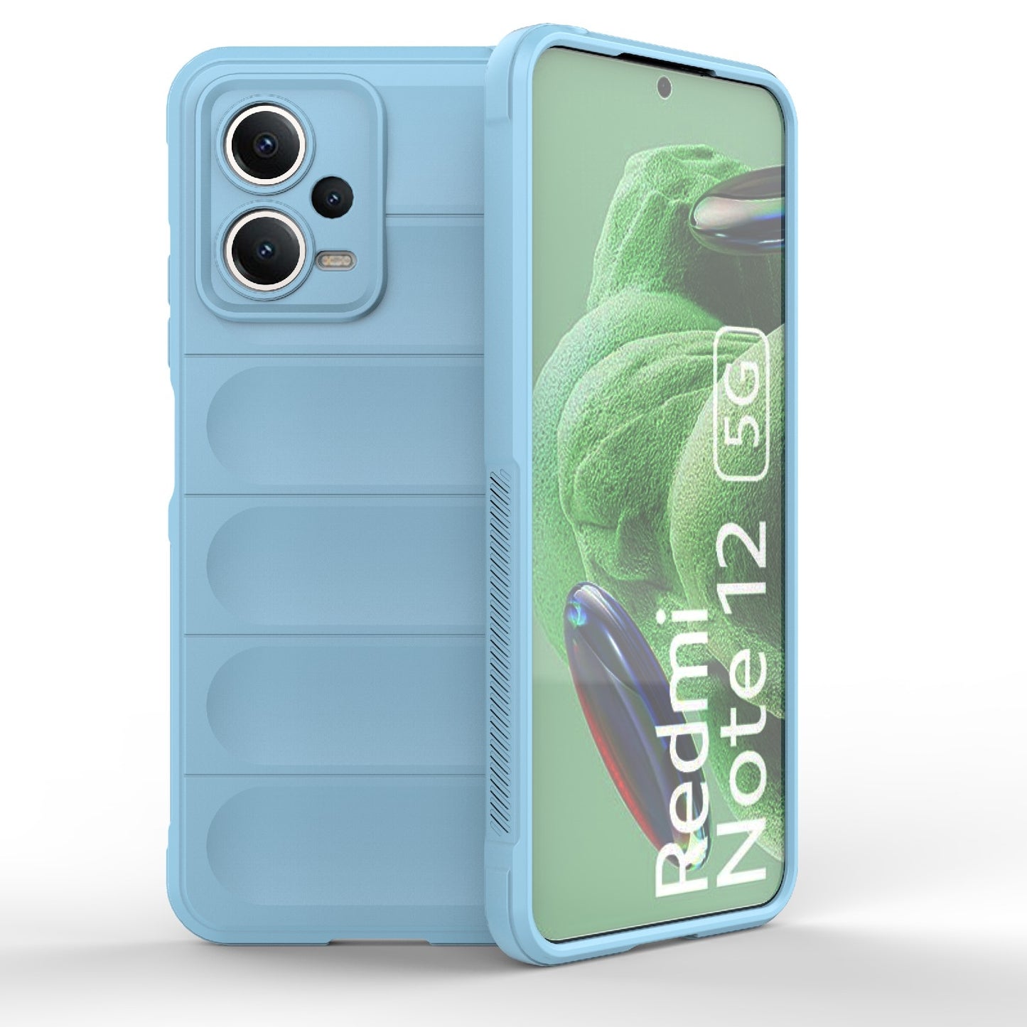Xiaomi Note 12 5G Magic Shield TPU + Flannel Protective Phone Case Cover, Shockproof Scratch Resistant