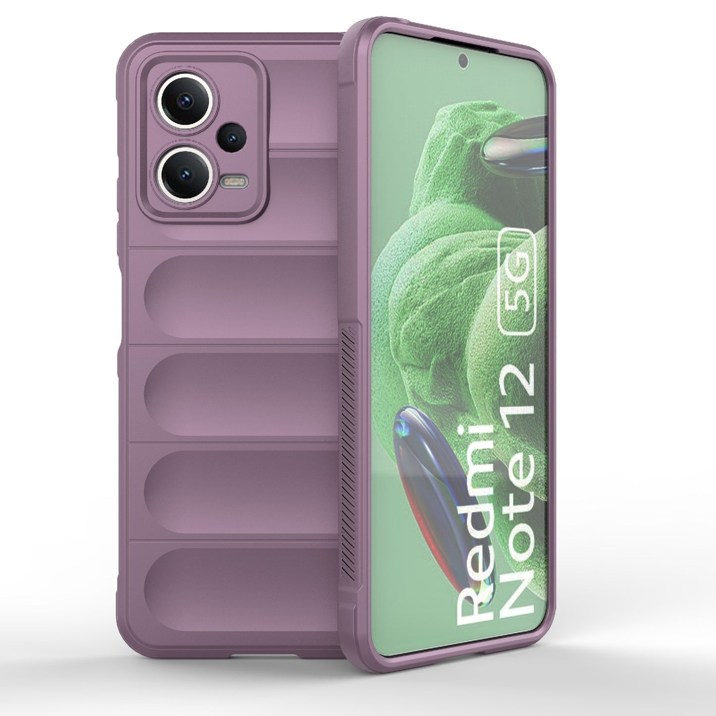 Xiaomi Note 12 5G Magic Shield TPU + Flannel Protective Phone Case Cover, Shockproof Scratch Resistant