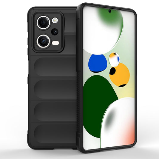 Xiaomi Note 12 Pro 5G Speed Magic Shield TPU + Flannel Protective Phone Case Cover, Shockproof Scratch Resistant