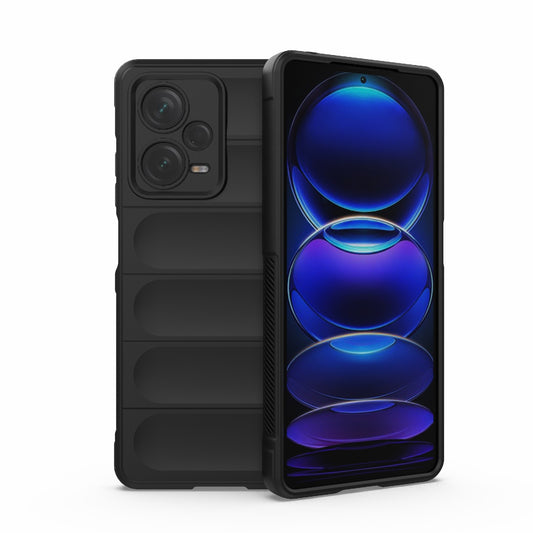Xiaomi Redmi Note 12 Pro+ Magic Shield TPU + Flannel Protective Phone Case Cover, Shockproof Scratch Resistant