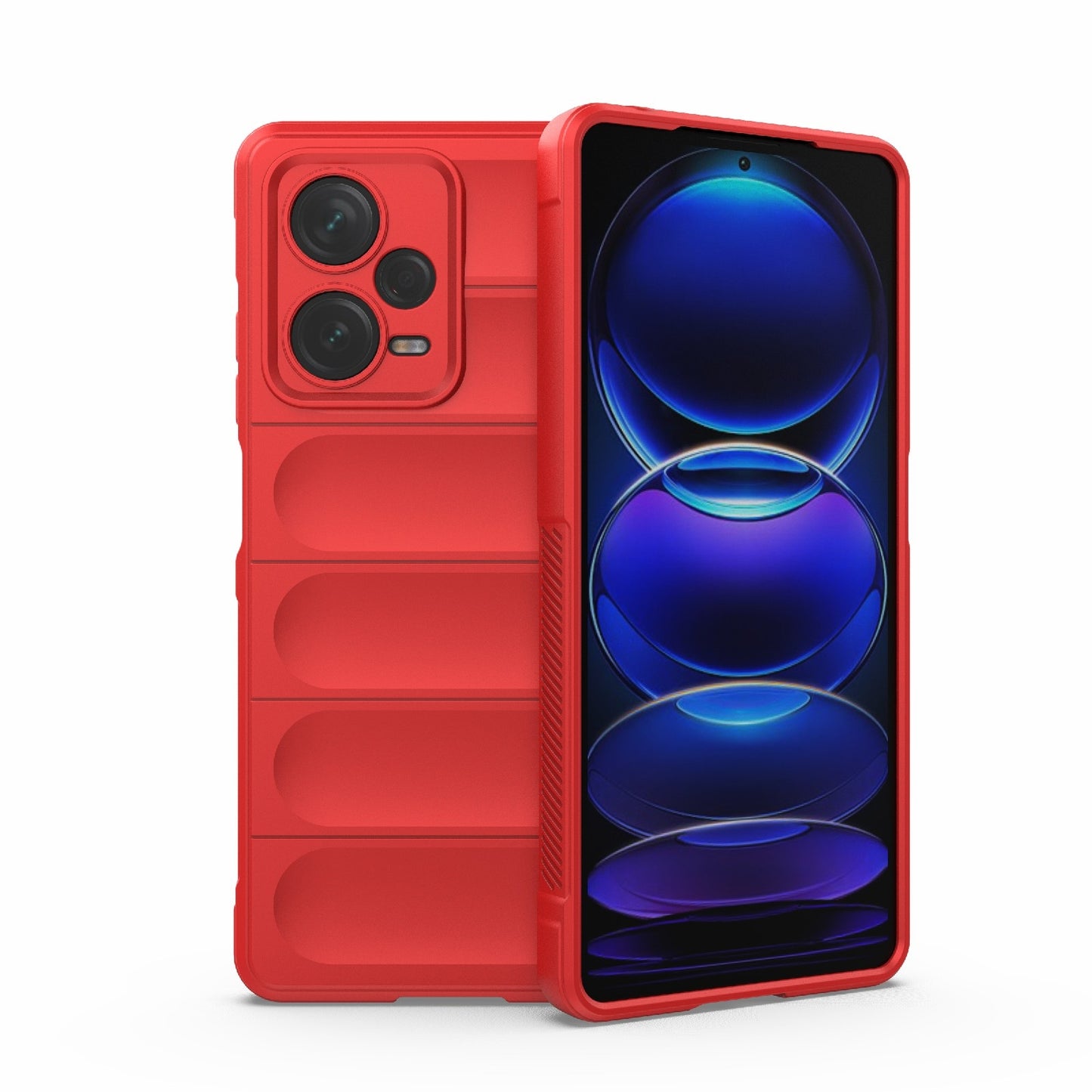 Xiaomi Redmi Note 12 Pro+ Magic Shield TPU + Flannel Protective Phone Case Cover, Shockproof Scratch Resistant